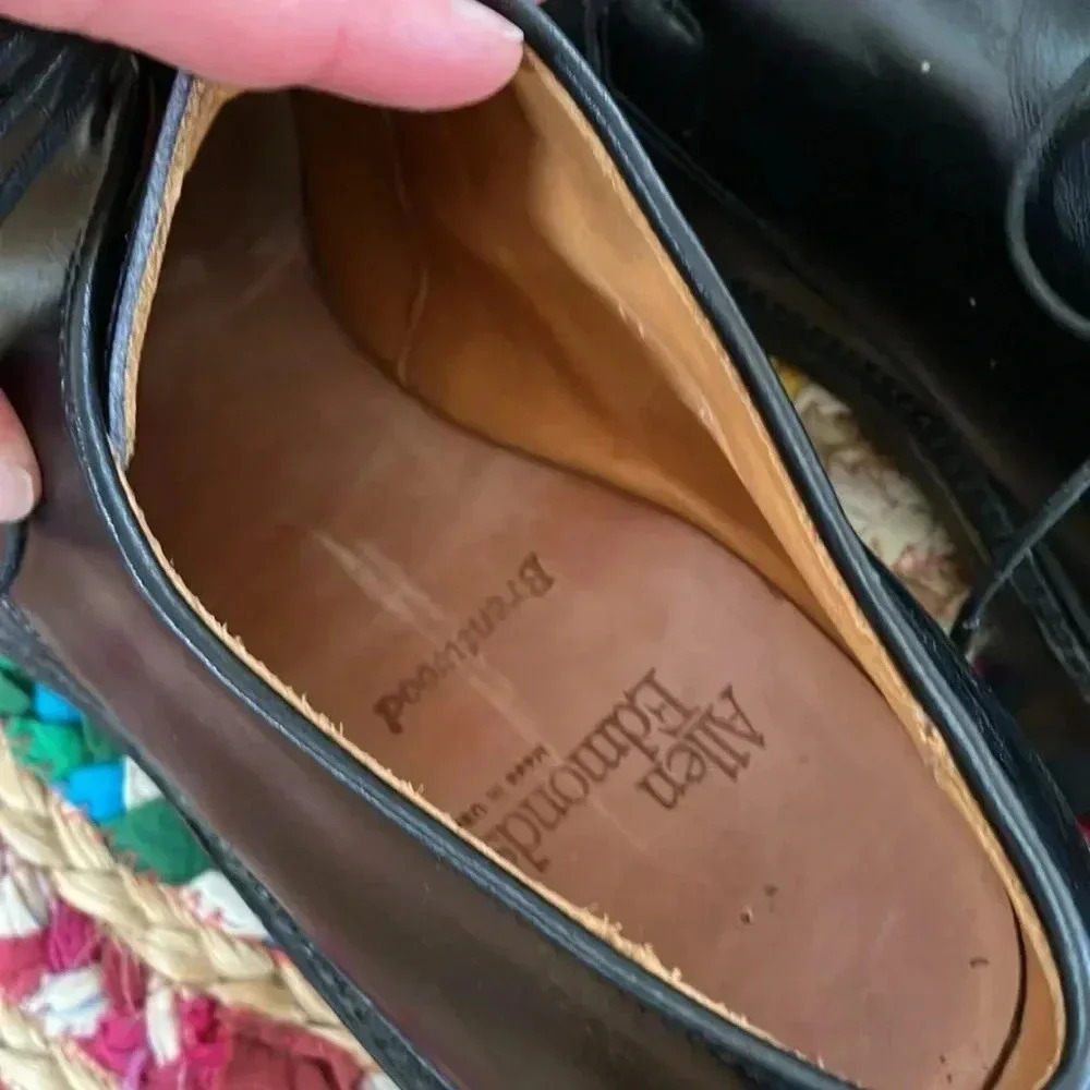 Allen Edmonds Brentwood Black Shoes - Picture 8 of 9